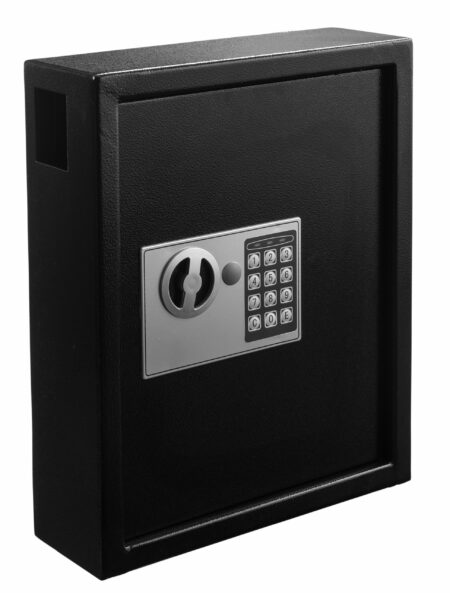 AdirOffice Blue Steel 48 Key Mountable Secure Home Auto Storage Key Cabinet 