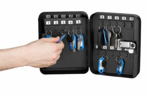 Secure Key Cabinet with Combination Lock