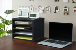 Stackable Desk Organizer with Removable Shelves