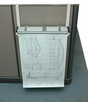 Cubicle Wall Rack for Blueprints