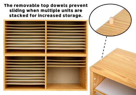 Affordable and Customizable Storage Solution for Large Construction Paper