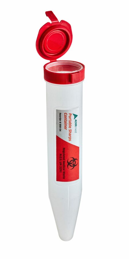 Sharps Container Biohazard Needle Disposal - 1 Quart