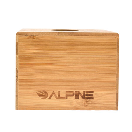 Alpine Industries Bamboo Rectangular Napkin Dispenser Holder Tissue Box Cover