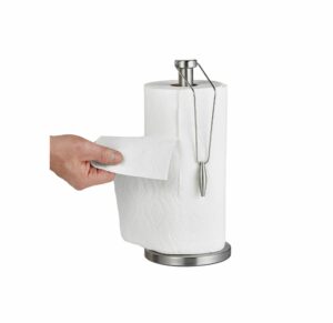 DISCONTINUED: Stainless Steel Paper Towel Dispenser with Slip-Resistant Base