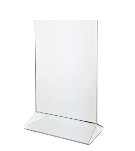 Upright Frame Top-Loading Acrylic Sign Holder 5" x 7"
