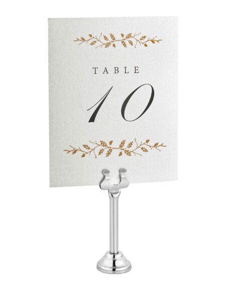 Table number holders 