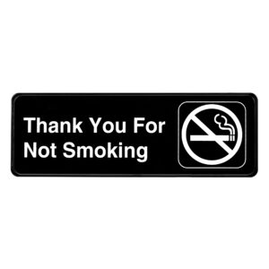 Alpine Industries Thank you for Not Smoking Sign, 3x9