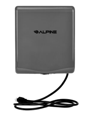 ALPINE WILLOW HIGH SPEED COMMERCIAL HAND DRYER, 120V, GRAY