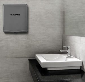 ALPINE WILLOW HIGH SPEED COMMERCIAL HAND DRYER, 120V, GRAY