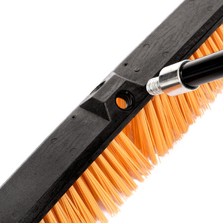 Alpine Heavy Duty 18'' Push Broom for Floor Cleaning Stiff Bristle