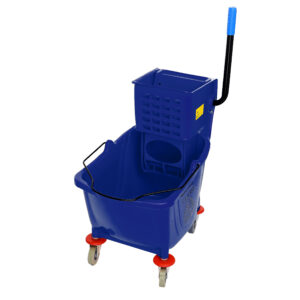 Blue, 36 Qt. Mop Bucket with Side Wringer