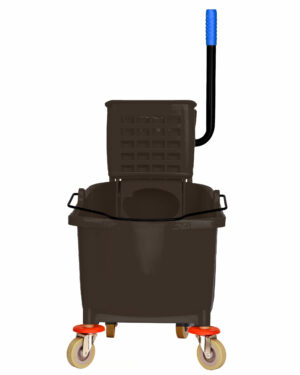 Brown, 36 Qt. Mop Bucket with Side Wringer