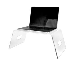 CLEAR ACRYLIC LAPTOP AND MONITOR STAND