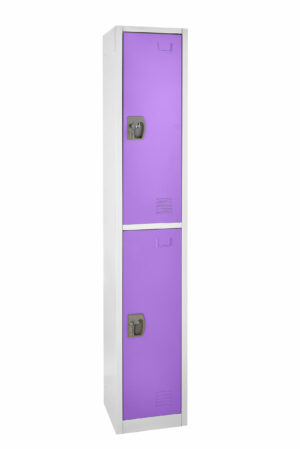 Large Purple Locker with 2 doors 2 hooks