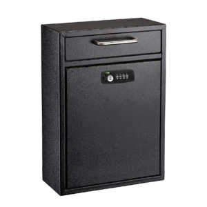 Ultimate Drop Box Wall Mounted Mail Box with Key and Combination lock, Large