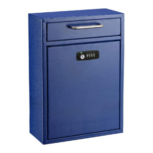 Ultimate Drop Box Wall Mounted Mail Box with Key and Combination lock, Large