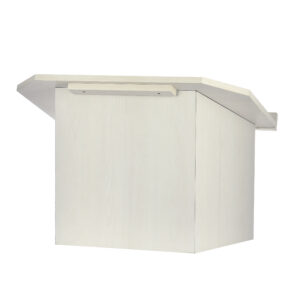White Foldable Tabletop Lectern