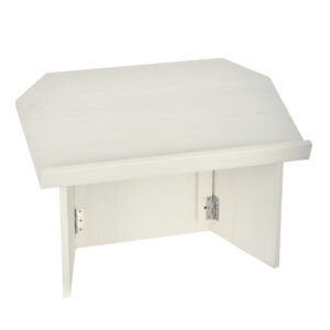 White Foldable Tabletop Lectern
