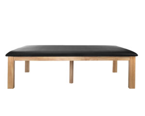 Black Upholstered Therapy Table