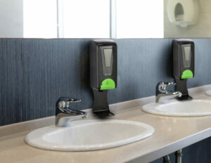 Automatic Hands-Free Liquid/Gel Hand Sanitizer/Soap Dispenser with Floor Stand, 1200 mL, BLACK