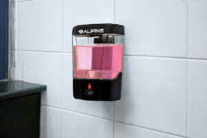 Automatic Hands-Free Transparent Gel Hand Sanitizer/ Liquid Soap Dispenser, 700 mL, Black