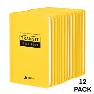 HARDCOVER TRANSIT FIELD BOOK 6-PACK