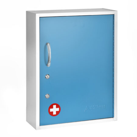 AdirMed Medicine Cabinet w/ Pull-Out Shelf & Document Pocket