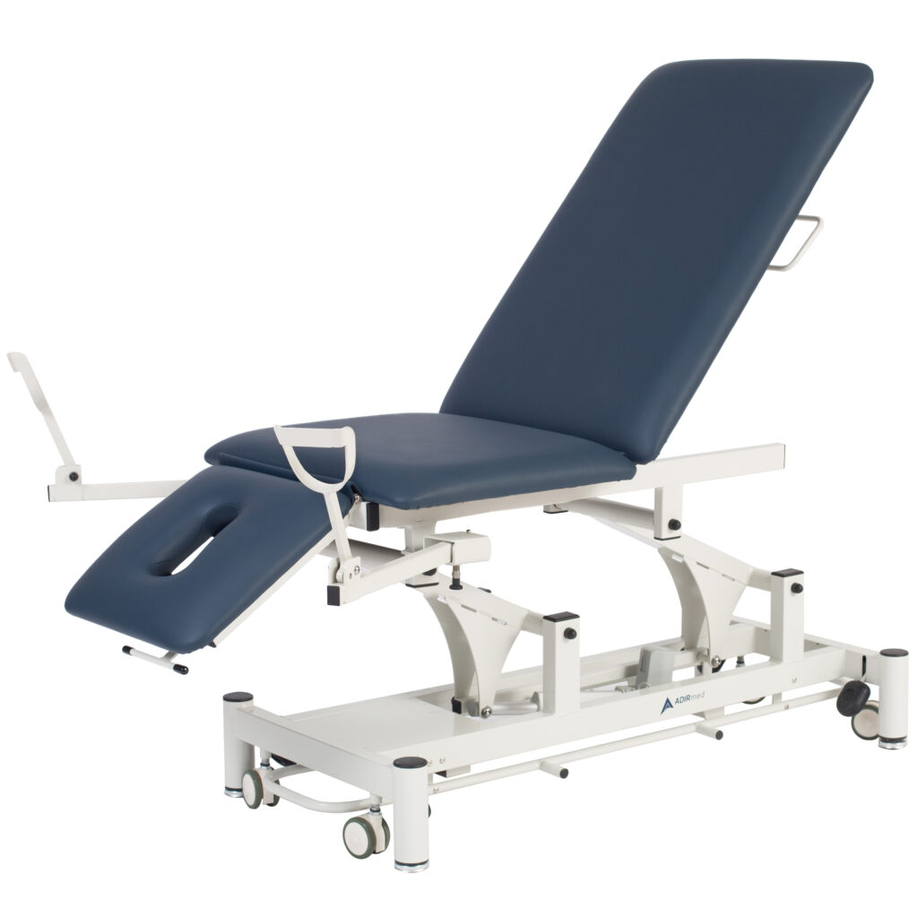 Open Base Power Exam Table with Adjustable Backrest, Drop Section and ...