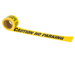 Yellow Caution Tape "Caution - No Parking" Tape 300 Ft Roll