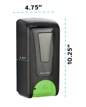 Automatic Hands-Free Foam Hand Sanitizer/Soap Dispenser 1200ML, Black