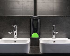 Automatic Hands-Free Liquid/Gel Hand Sanitizer/Soap Dispenser, 1200 ML, BLACK
