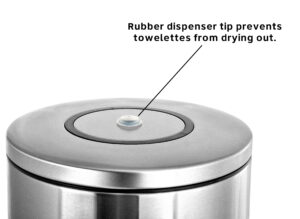Stainless-Steel Tabletop Wet Wipes Dispenser