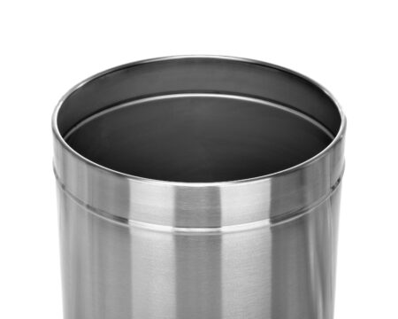 Alpine Industries Stainless Steel Commercial Indoor Trash Can 10.5