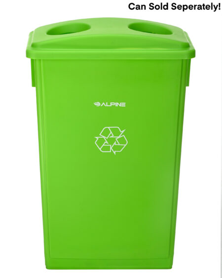 Alpine ALP477-BLU-3PK 23 Gal. Blue Indoor Trash Container Recycling Bin 3  Pack