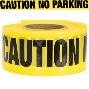 Yellow Caution Tape "Caution - No Parking" Tape 1000 Ft Roll