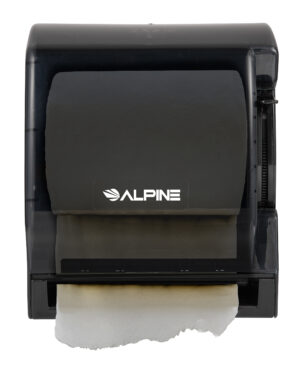 Paper Towel Roll Dispenser, Transparent Black