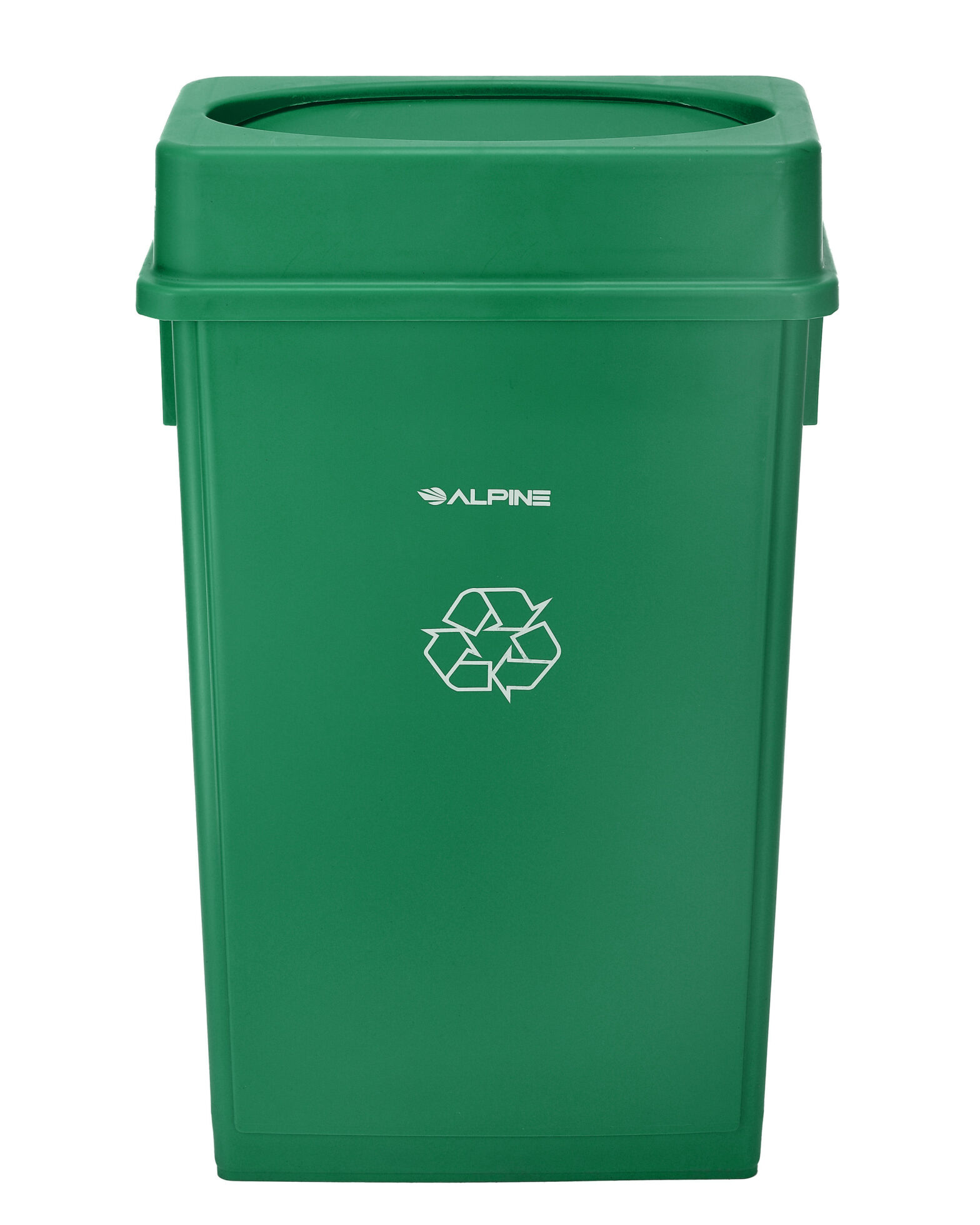 23 Gallon Slim Trash Can With Drop Shot Lids 3 Pack Alpine   4778 2 GRN 3 E 1568x1960 