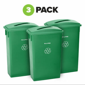 Paper Recycling Lid For 23 Gallon Slim Trash Can, 3 Pack