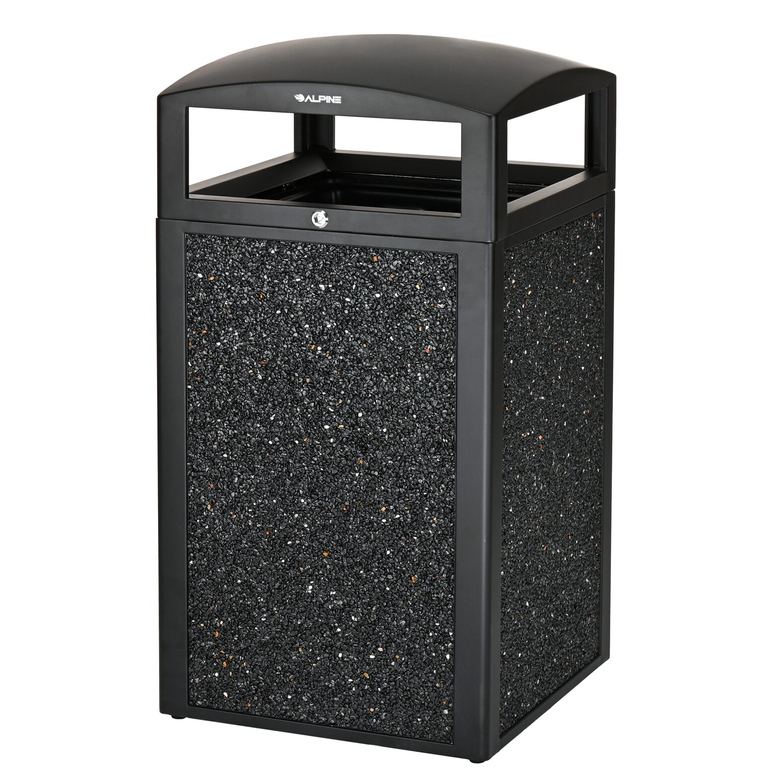 Rugged 40 Gallon All Weather Trash Container Alpine