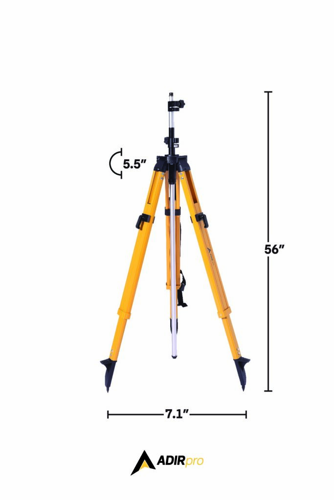 Tripod with Telescopic Extension Pole for GPS Antenna