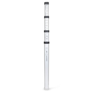 6 Ft Aluminum Rod, 8ths, 4 Section, Collapsible to 2 ft