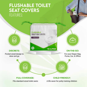 Flushable Toilet Seat Covers