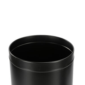 27 Gallon Stainless Steel Trash Can (Matte Black) – Alpine